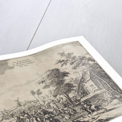 Spaniards under Don Cantelmo at Borgerhout reports, 1643, Belgium by Anonymous