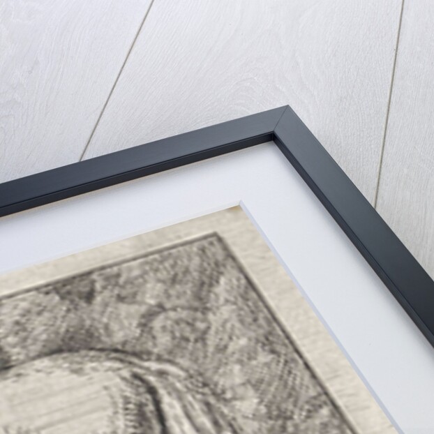 Saddled horse tied to a pole by Jacob van Strij