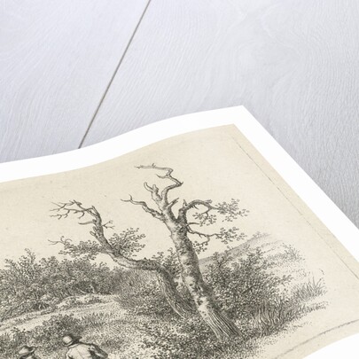 Illustrators in a dune landscape by Jacob Ernst Marcus