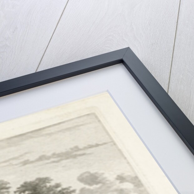 Village view with stone bridge by Anthonij van der Haer