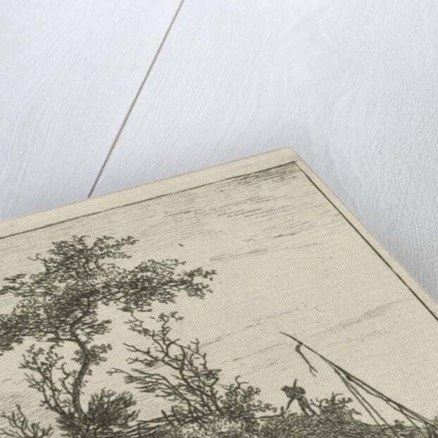 put up the mast by Hermanus Fock