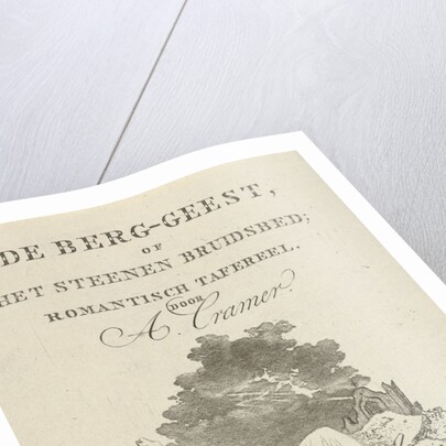 Title Page for The mountain spirit or the stone bridal bed by Amsterdam