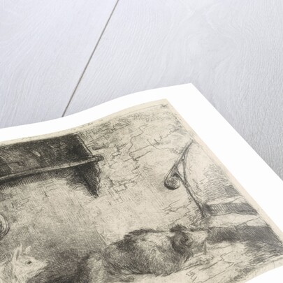 Two dogs by Jan Karel Jacob de Jonge