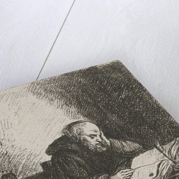 Reading monk by David van der Kellen II