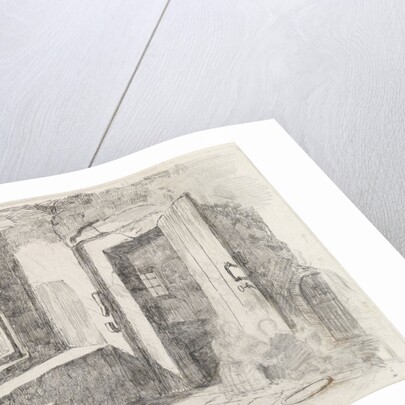 Interior with open door by David van der Kellen III