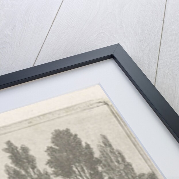 River landscape with angler by Jan van Lokhorst