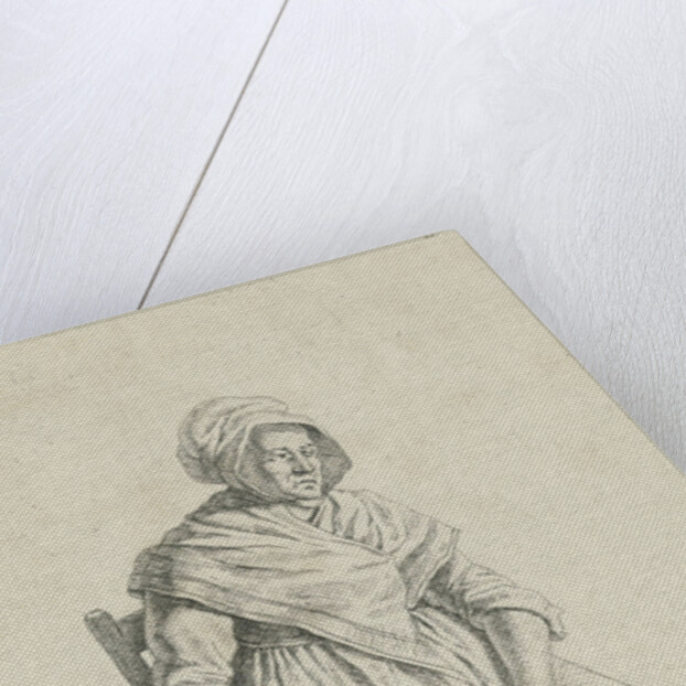 Sitting farmer from Wallonia by Anthonie Willem Hendrik Nolthenius de Man