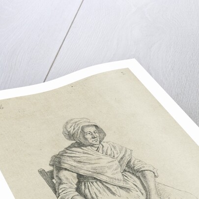 Sitting farmer from Wallonia by Anthonie Willem Hendrik Nolthenius de Man