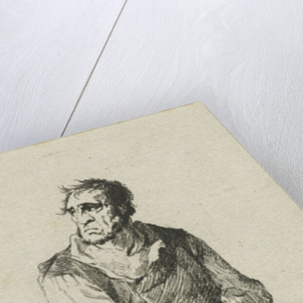 Man on clogs by Anthonie Willem Hendrik Nolthenius de Man