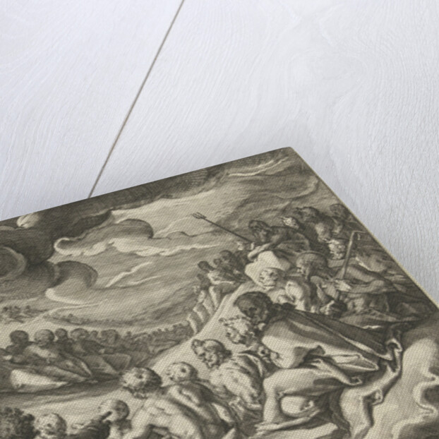 Jupiter asks the Olympian gods to council by Franco Estius