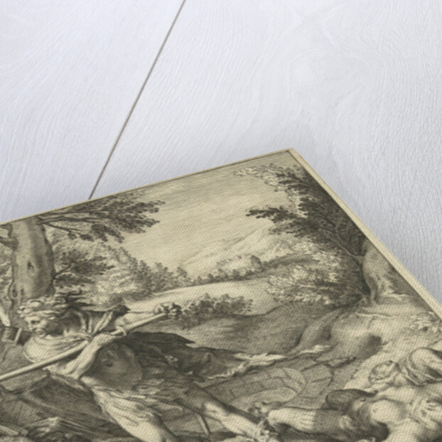 Cadmus kills the dragon by Robert de Baudous