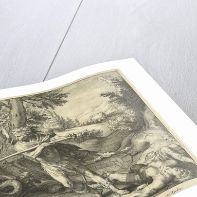 Cadmus kills the dragon by Robert de Baudous