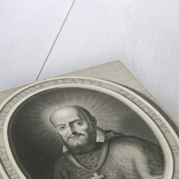 Portrait of H Francis de Sales by Nicolas Pitau I