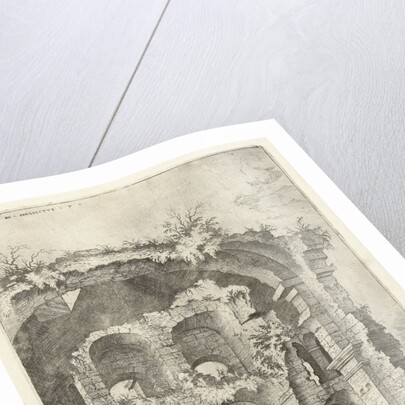 Seventh sight of the Colosseum in Rome, Italy by Hieronymus Cock