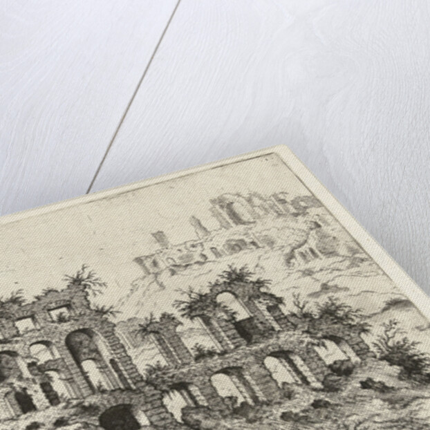 View of the Colosseum and the Palatine by Hieronymus Cock