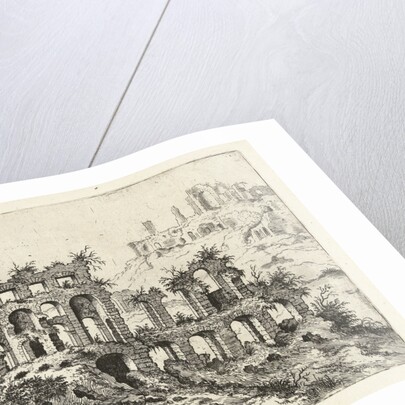 View of the Colosseum and the Palatine by Hieronymus Cock