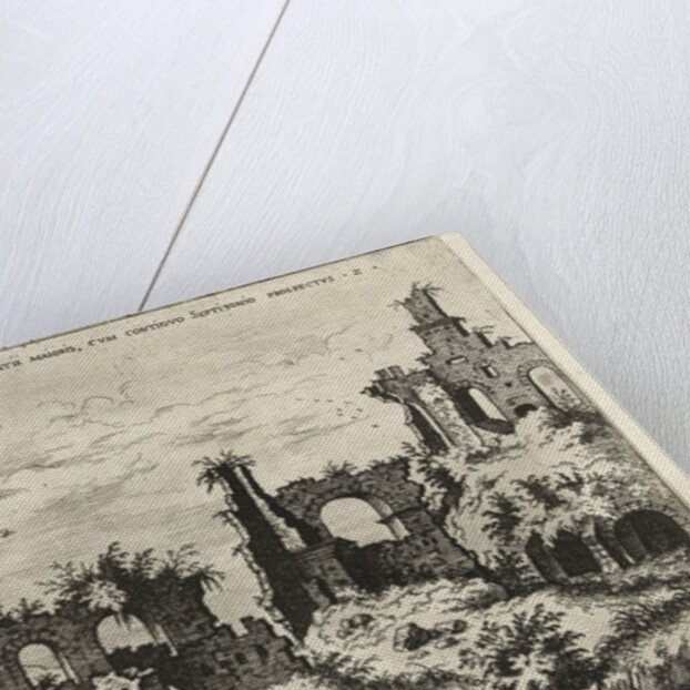 View of the Palatine with the Septizodium by Hieronymus Cock