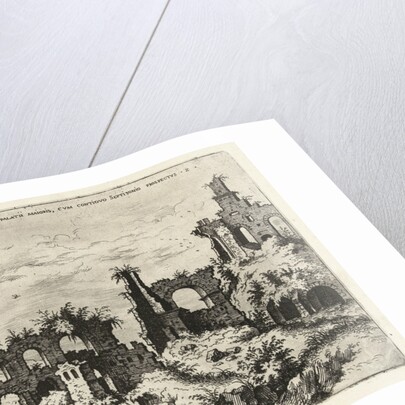 View of the Palatine with the Septizodium by Hieronymus Cock