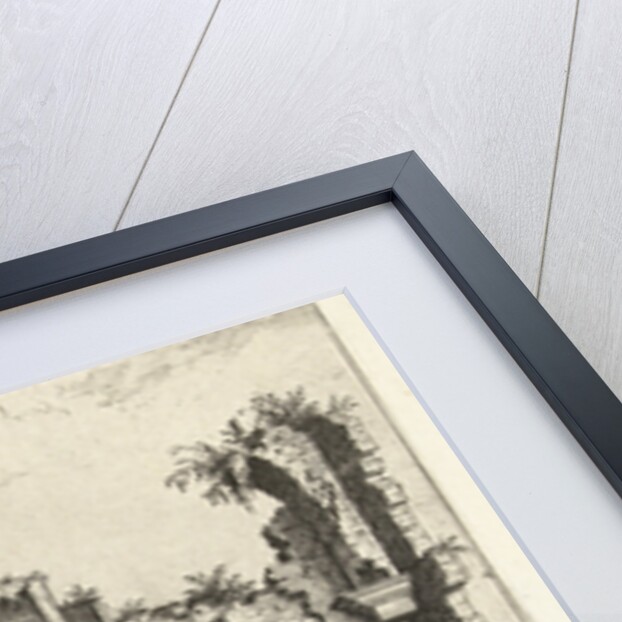 View of the ruins of the Basilica of Constantine by Hieronymus Cock