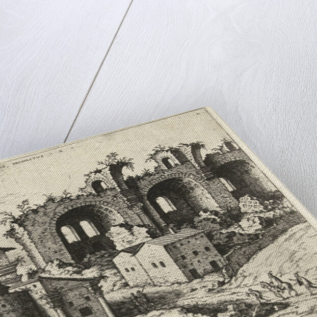 View of the Temple of Romulus and the Basilica of Constantine by Hieronymus Cock