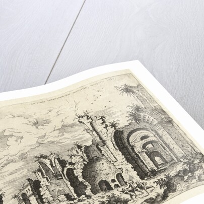 View of the Baths of Diocletian by Hieronymus Cock