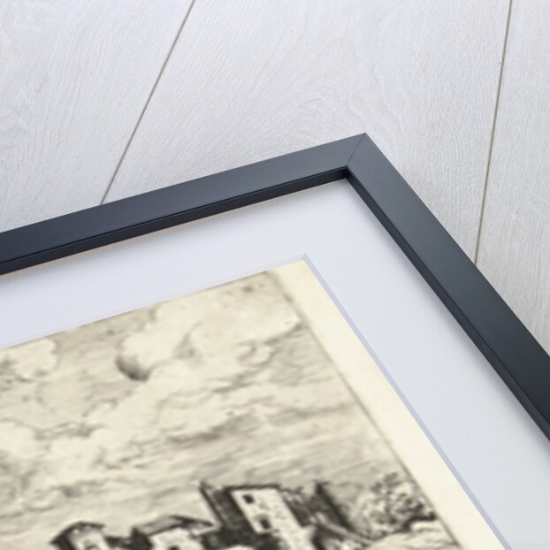 View of the bridge of Fabricius in Rome, Italy by Hieronymus Cock