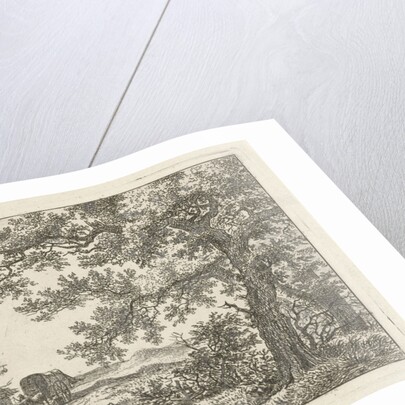 Wagon at ranch by Hermanus Fock