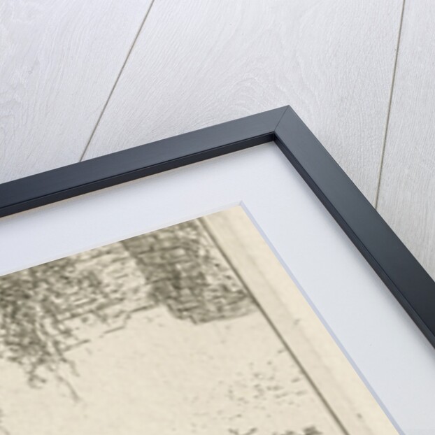 Two men at a wall by Hermanus Fock