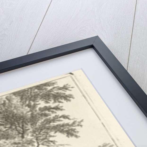 Man on bridge by Hermanus Fock