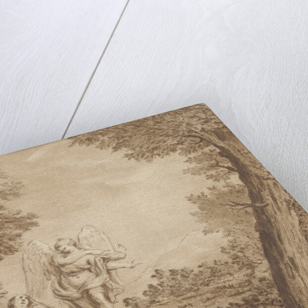 Hagar in the desert by Eustache Lesueur