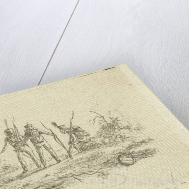 Three infantrymen by Gerardus Emaus de Micault