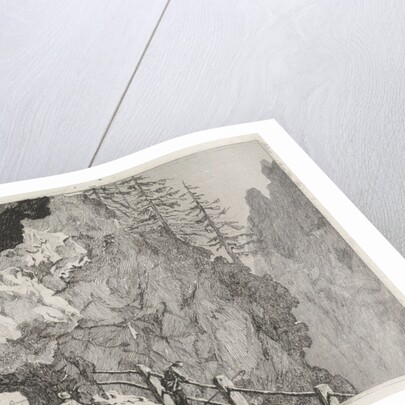 Passage in the rocks by Marinus van Raden