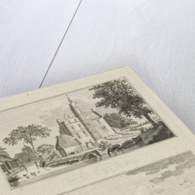 Castle Poelwijk in Oud Zevenaar and House Rijswijk in Groessen by Paulus van Liender