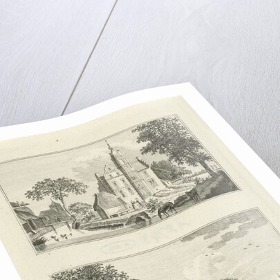 Castle Poelwijk in Oud Zevenaar and House Rijswijk in Groessen by Paulus van Liender