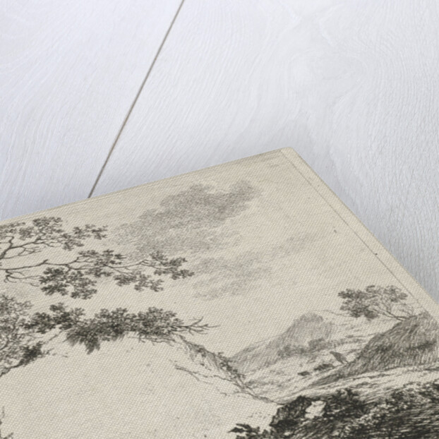 Title print for a series with the twelve months by Johannes Janson