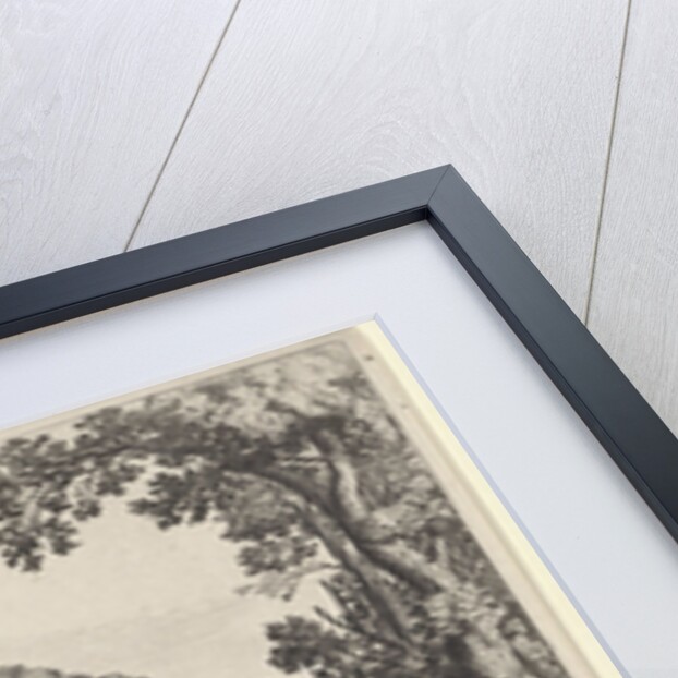 River landscape with travelers on country road by Claes Jansz. Visscher II