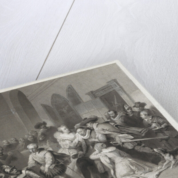 Attack of Jean de Jauregui on Prince William I, March 18, 1582 by Johann Wilhelm Kaiser I