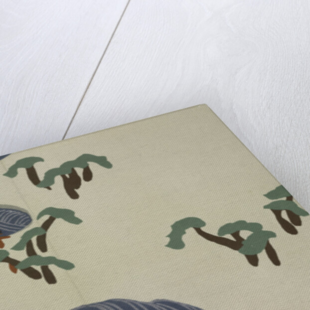 Torii and Sea Wave by Sekka Kamisaka