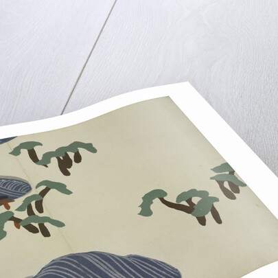 Torii and Sea Wave by Sekka Kamisaka