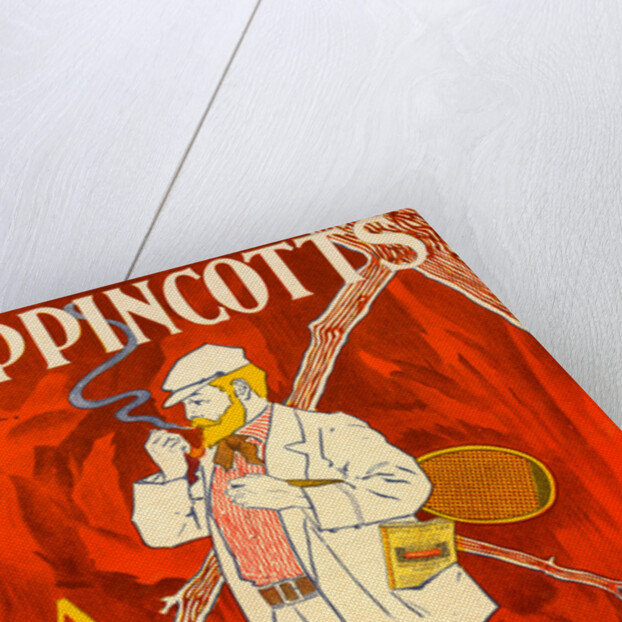 American poster for le Revue Lippincott's Magazine August by William L. Carqueville