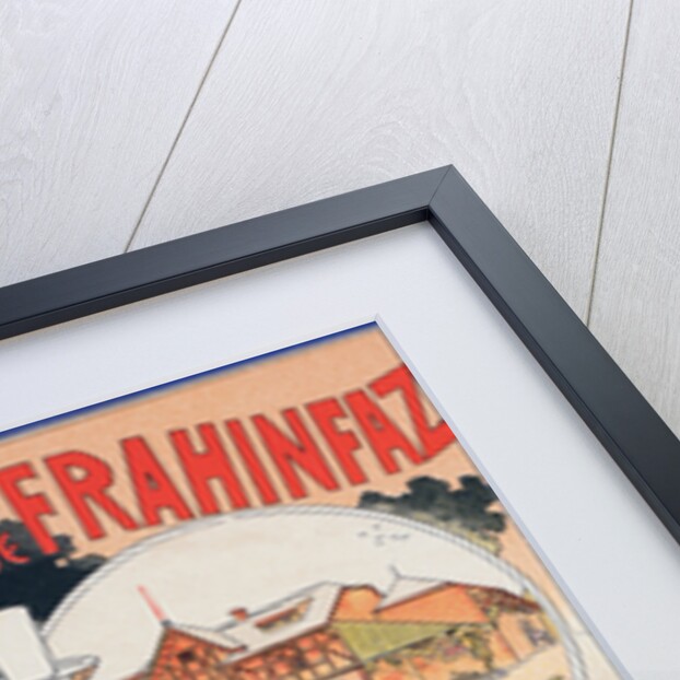 Belgium poster for Ferme de la Frahinfaz. cafe restaurant near Spa Belgium 1896 by Adolphe Crespin