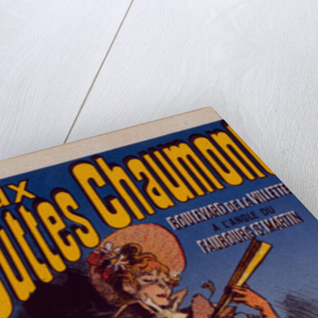 Poster for Magasin des Buttes Chaumont by Jules Chéret