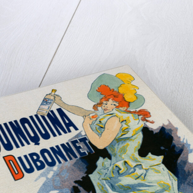 Poster for Quinquina Dubonnet, a sweet, aromatised wine–based aperitif by Jules Chéret