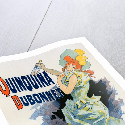 Poster for Quinquina Dubonnet, a sweet, aromatised wine–based aperitif by Jules Chéret