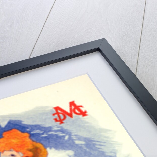 Poster for la Poudre de Riz la Diaphane. face-powder; sarah Bernhardt by Jules Chéret