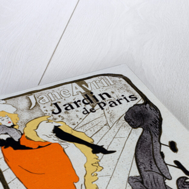Poster for le Jardin de Paris Jane Avril by Henri de Toulouse-Lautrec