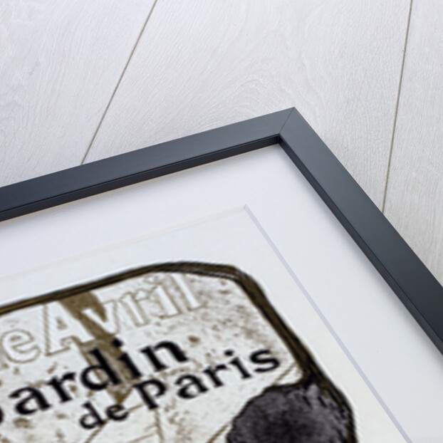 Poster for le Jardin de Paris Jane Avril by Henri de Toulouse-Lautrec