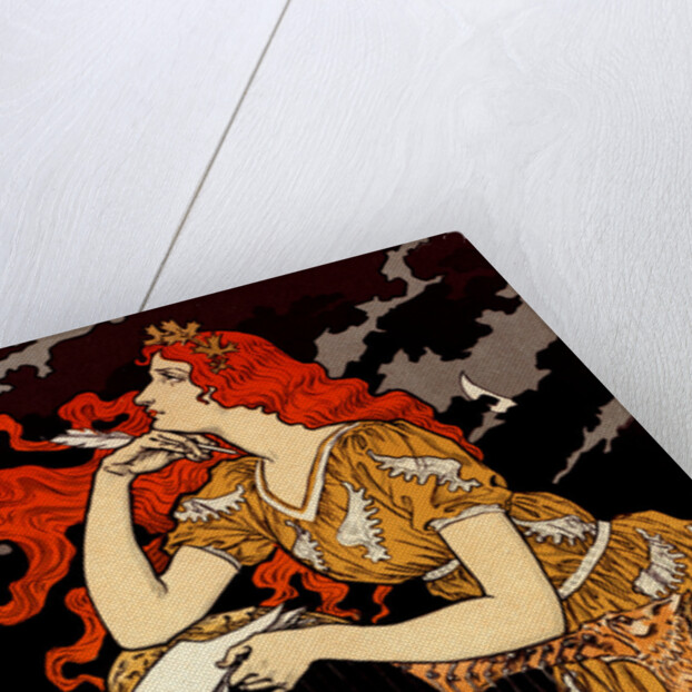 Poster for l' Encre Marquet by Eugène Grasset