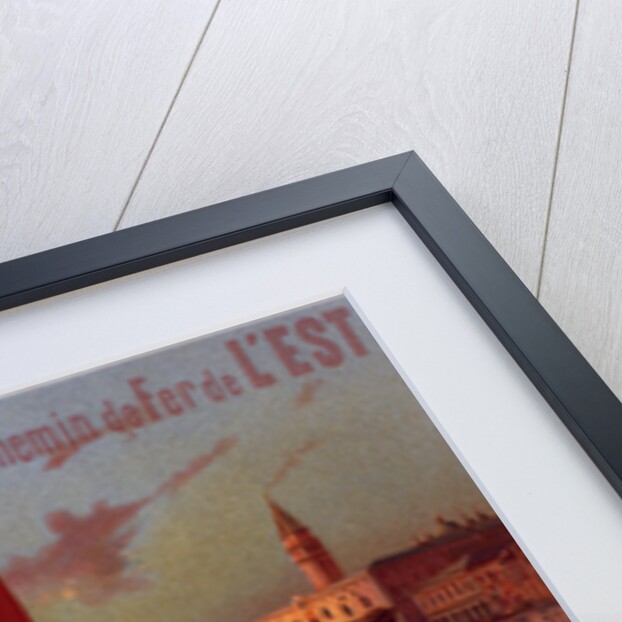 Poster for la Compagnie de l'Est: Venise. D'Alesi by F. Hugo