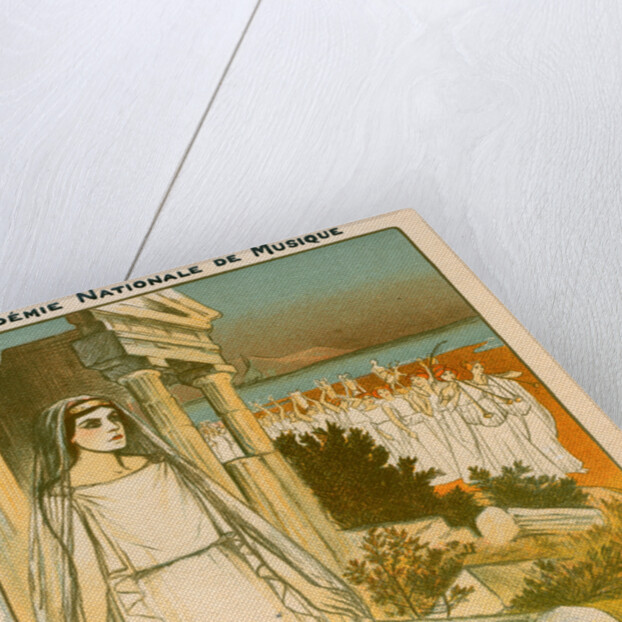 Poster for l'opéra Hellé, représenté au Théâtre national de l'Opéra by Théophile Alexandre Steinlen